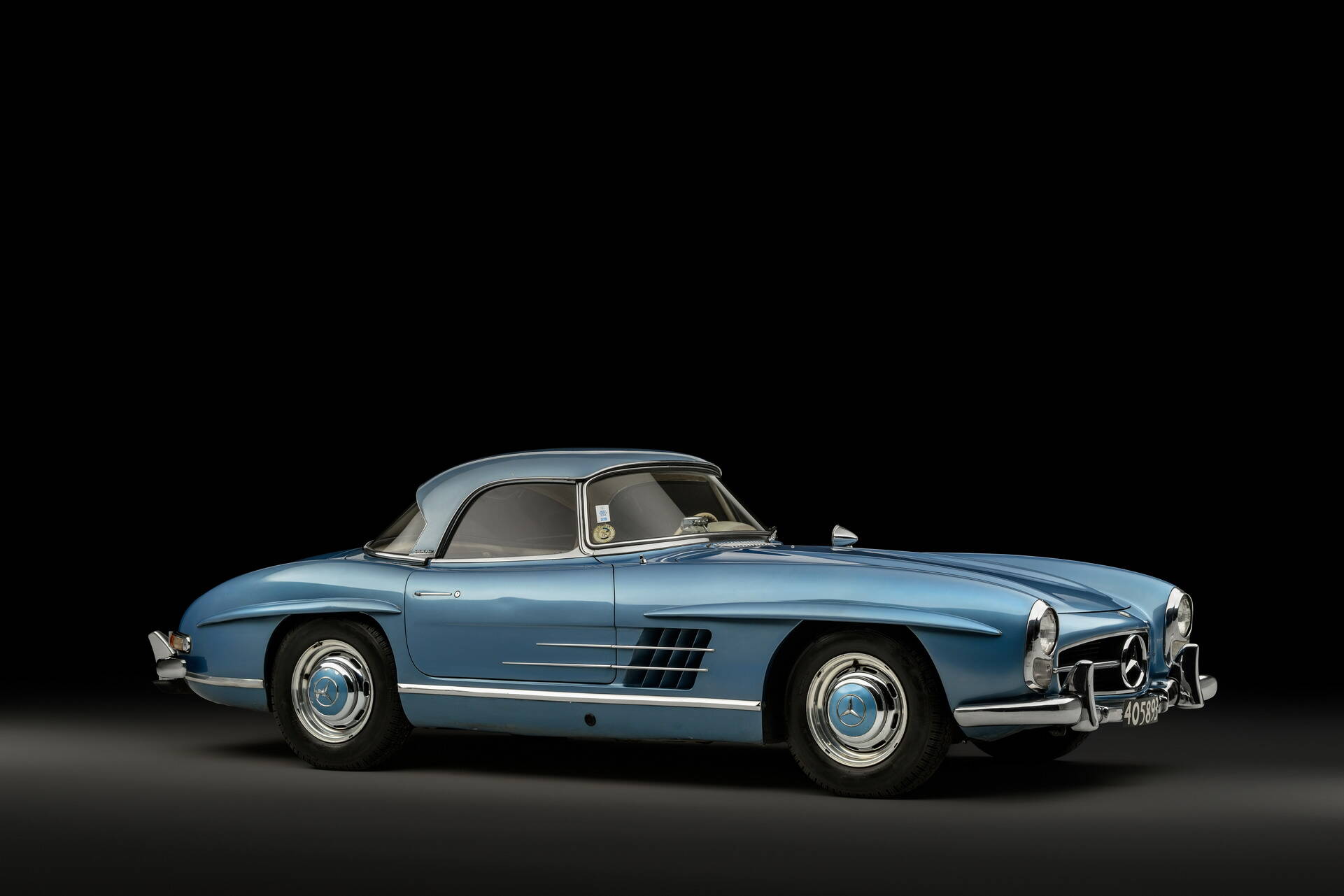 Mercedes 300 SL de Juan Manuel Fangio. Foto: Reprodução