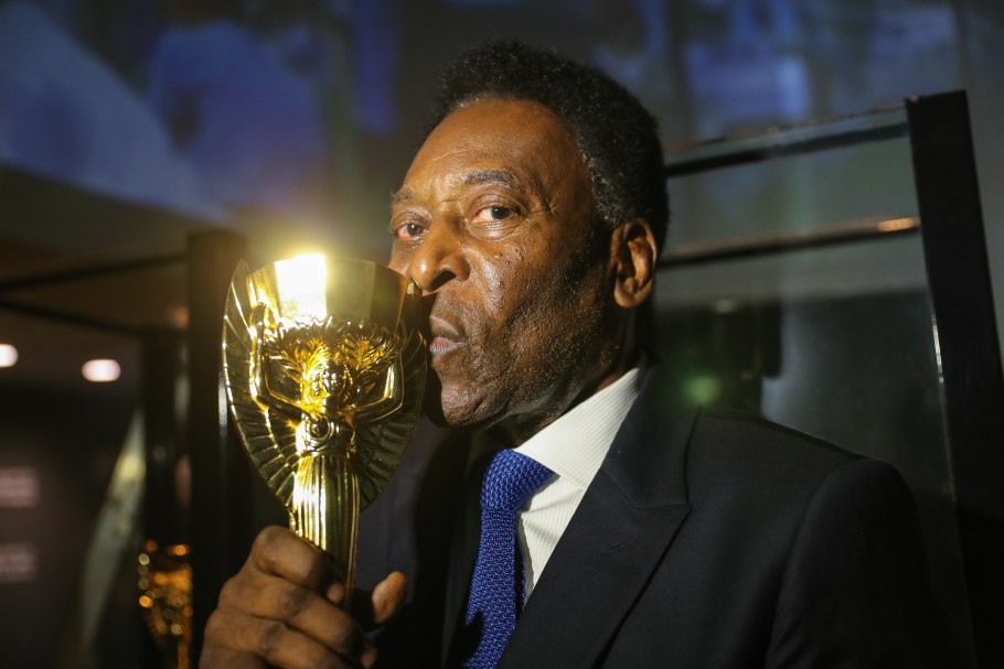 Pelé no Museu Seleção Brasileira