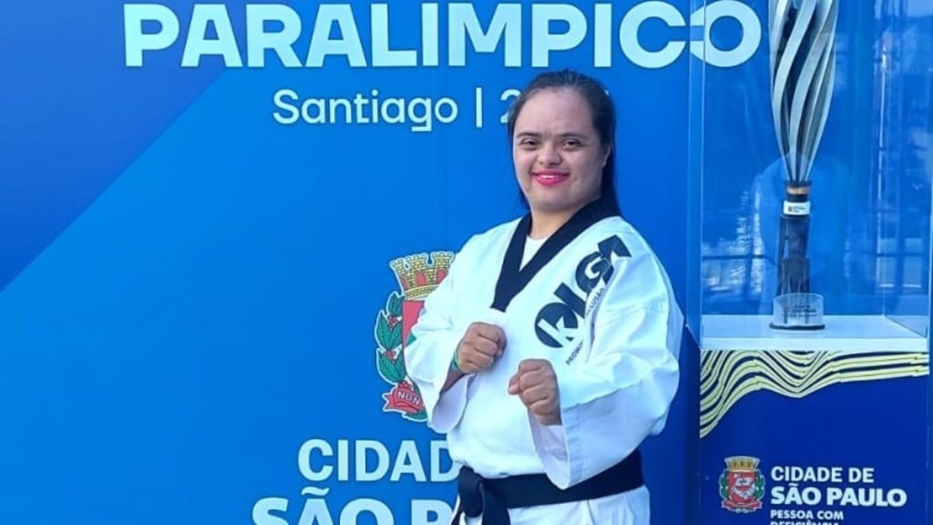 Divulgação Mônica Rocha, atleta do Olga Kos participa dos Jogos Parapan de Santiago 2023