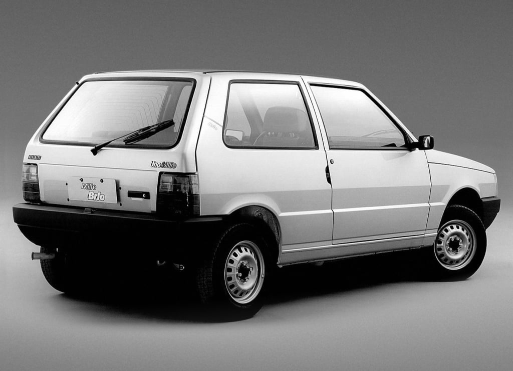 Fiat Uno Mille. Foto: Divulgação