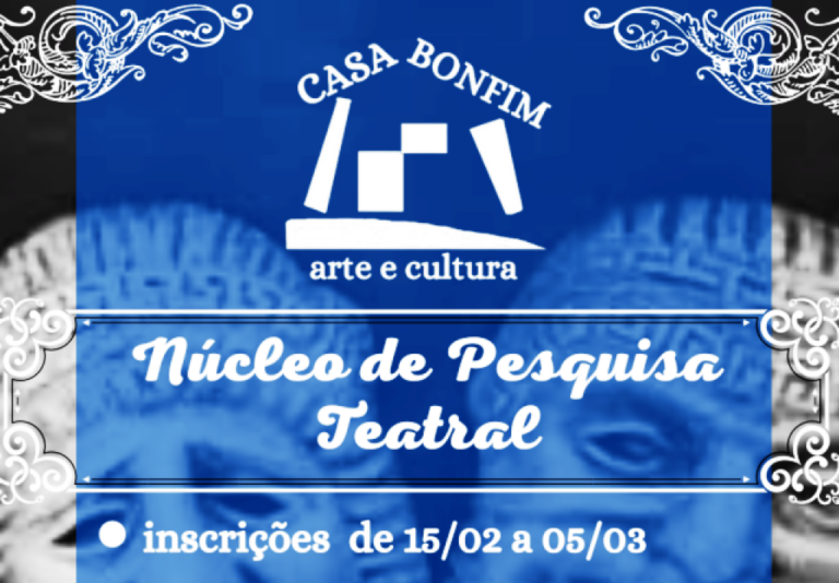 Começam inscrições para Núcleo de Pesquisa Teatral na Casa Bonfim de Marília