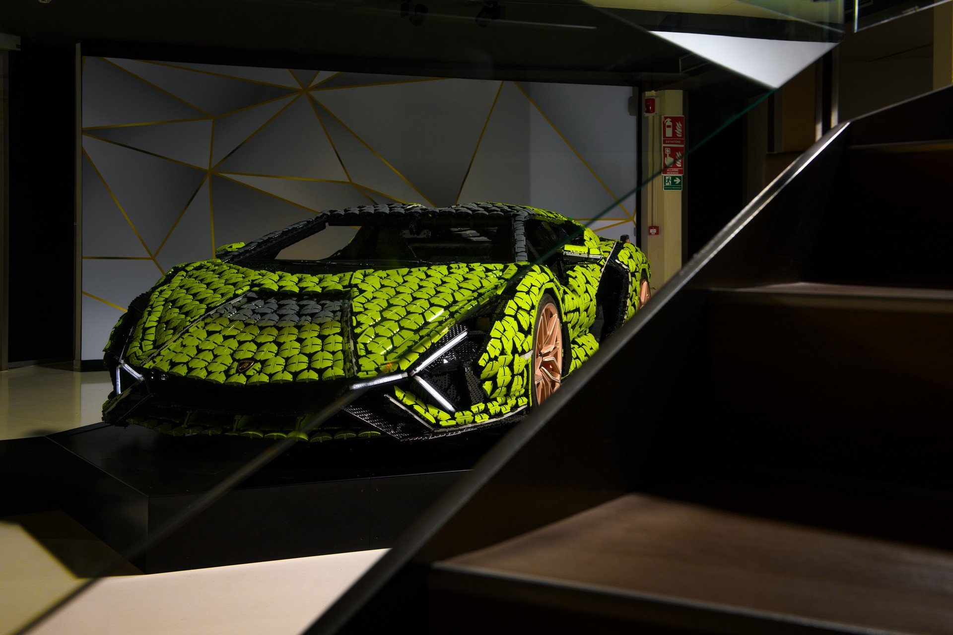 Lamborghini Sián FKP 37 da Lego. Foto: Divulgação