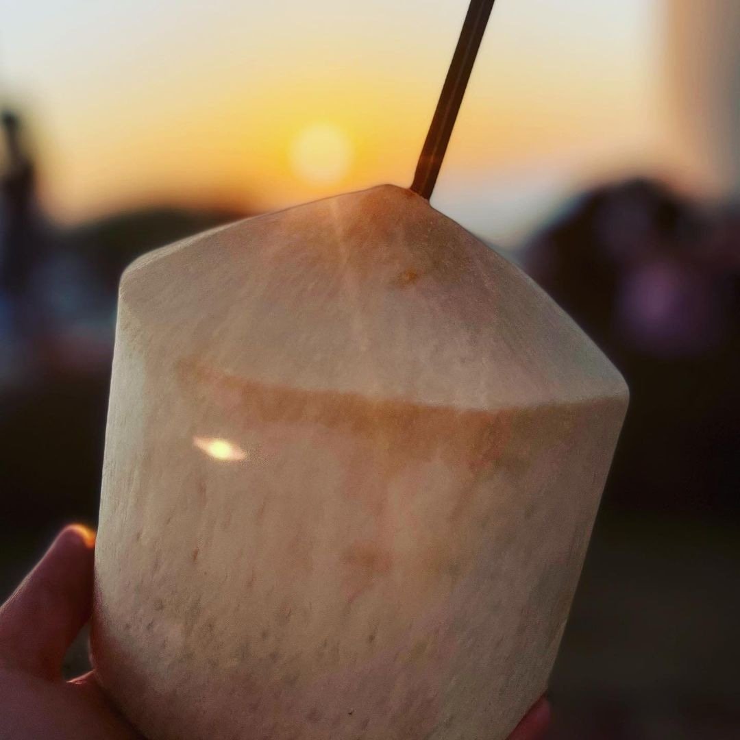 Água de coco no Pipa Food Truck. Foto: Arquivo pessoal