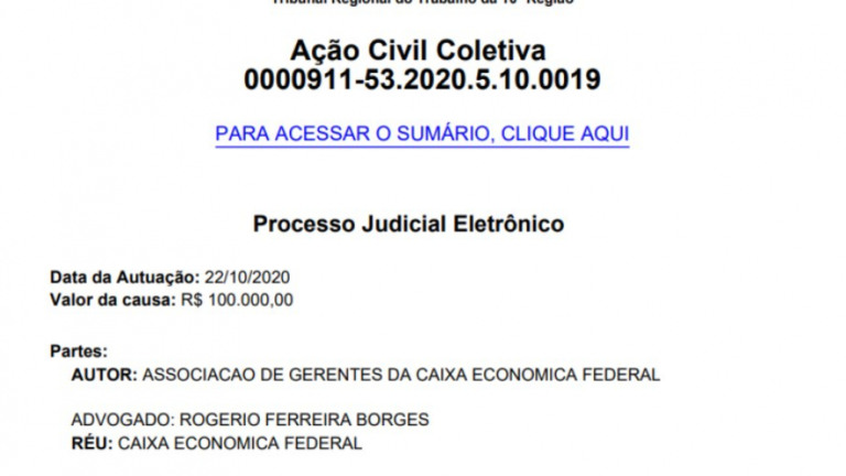 Gerentes da Caixa pedem R$ 100 mil em indenização coletiva por assédio