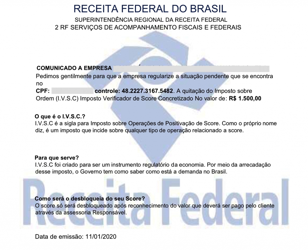 Receita divulga novo golpe por carta: entenda e fuja da fraude