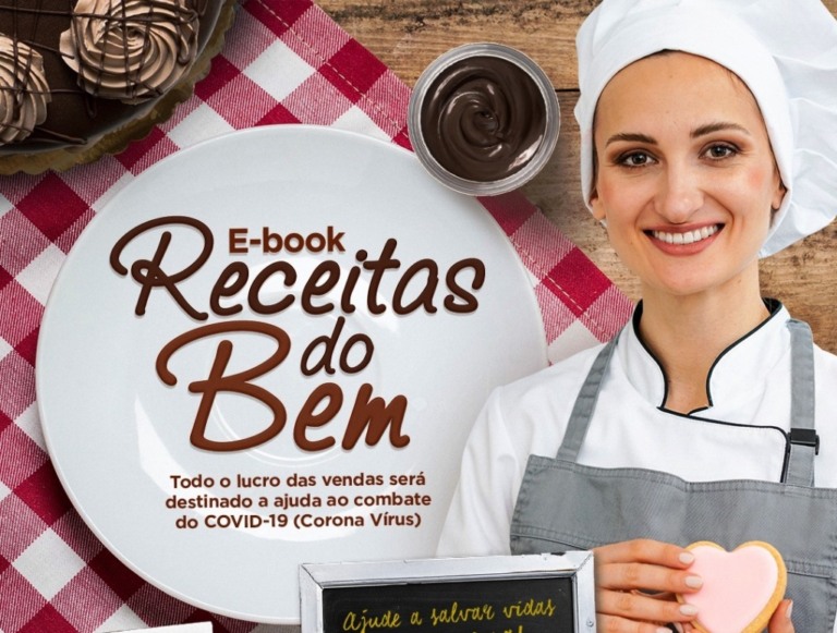 Receitas do Bem – Cacau Foods vende e-book de receitas e repassa para saúde