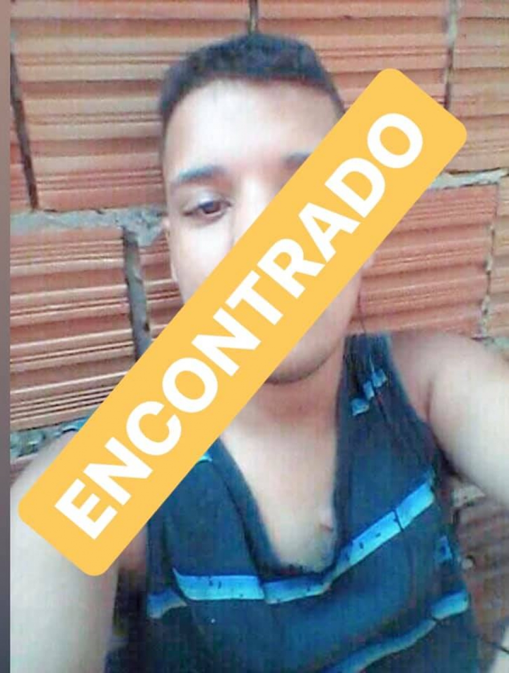 Encontrado - Jovem desaparecido em MarÃlia já está com a famÃlia e passa bem Encontrado - Jovem desaparecido em MarÃlia já está com a famÃlia e passa bem