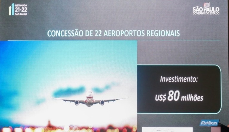 Programa de retomada no Estado tem projetos já iniciados; inclui aeroporto em Marília