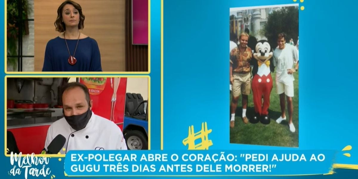 Ricardo Costa contou a última conversa que teve com Gugu três dias antes dele morrer (Reprodução: Band)