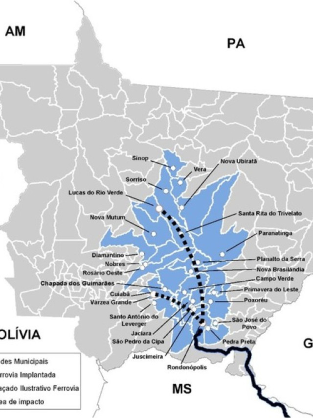 Agronegócio espera que ferrovias reduzam custos do frete em Mato Grosso