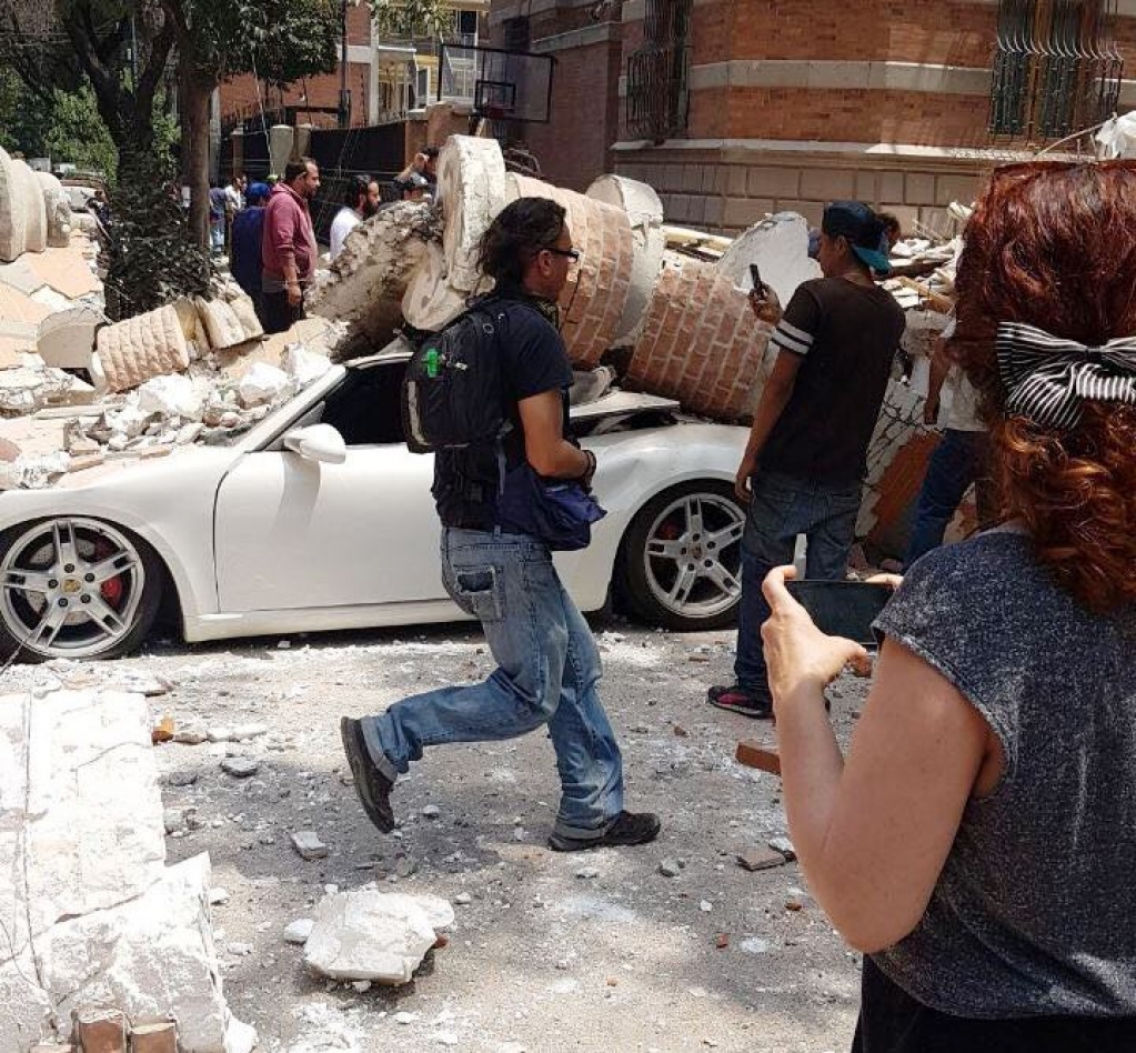 "Povo solidário"; marilienses mandam notícias e imagems após terremoto no México