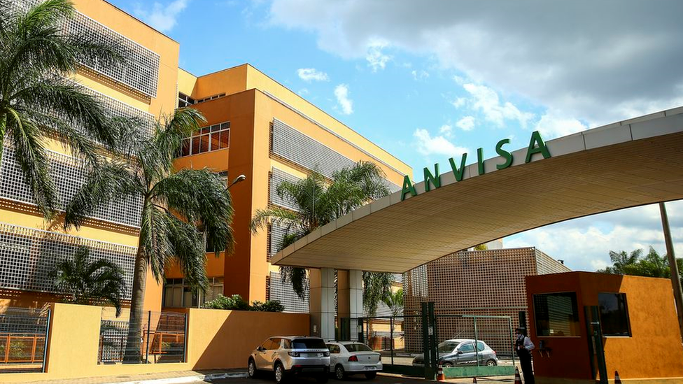 Fachada do prédio da Anvisa, em Brasília