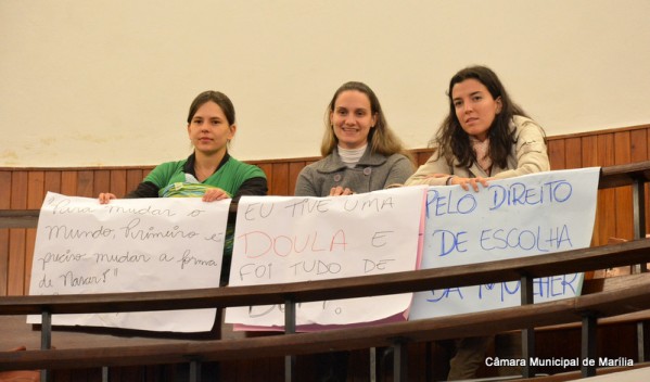 Doulas acompanham votação do projeto na Câmara – Mauro Abreu/Divulgação