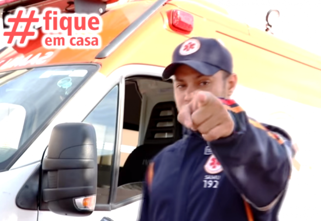 Vídeo com profissionais da saúde incentiva isolamento em Garça