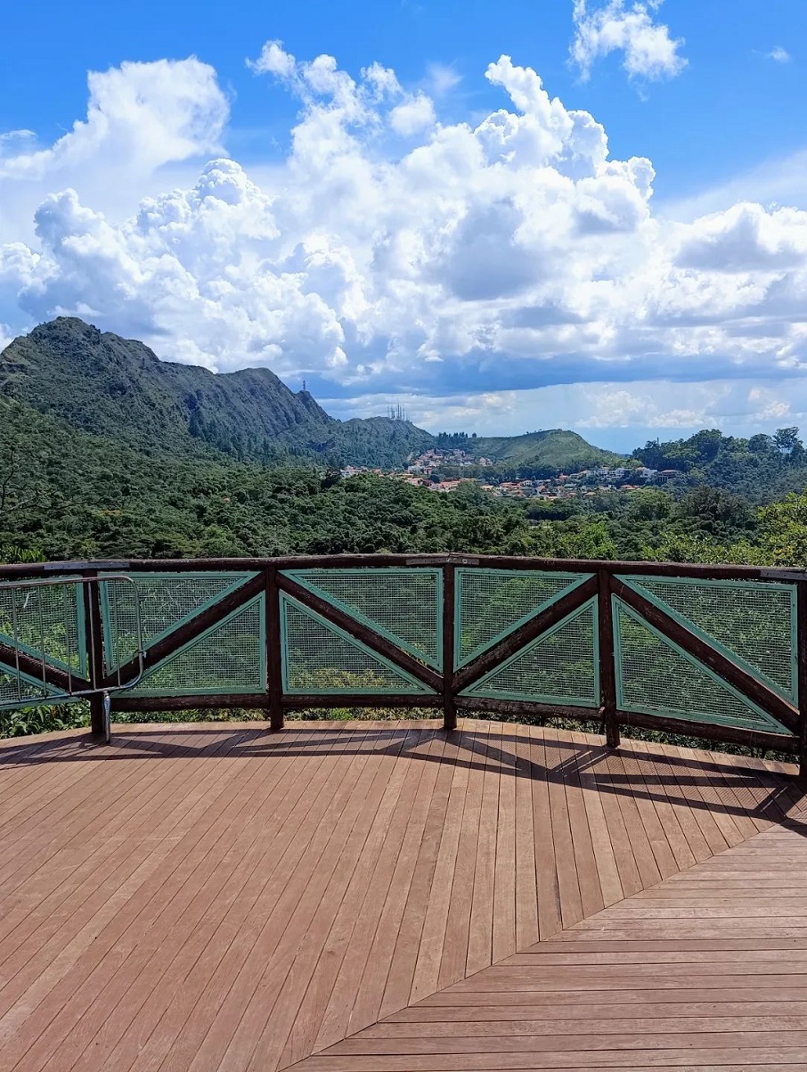 O mirante do Parque das Mangabeiras, em Belo Horizonte. Foto: Reprodução/Instagram 17.03.2023