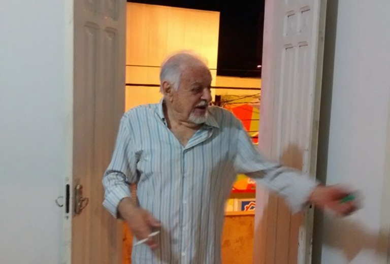 Sérgio Ricardo durante visita a Marília em 2016 – Adriana Lutf/Acervo Sérgio Ricardo