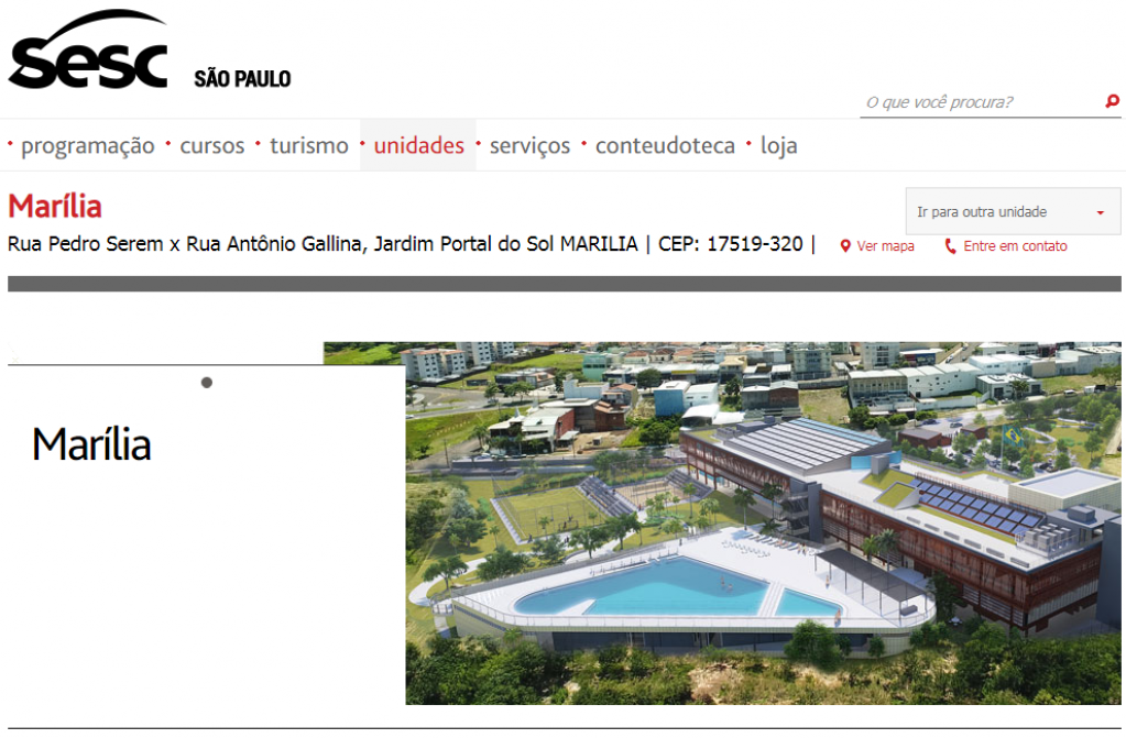 Sesc marca lançamento de obra da Unidade Marília; cidade ganha serviços e cultura Sesc marca lançamento de obra da Unidade Marília; cidade ganha serviços e cultura