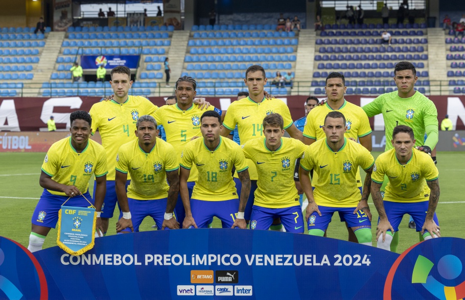 Seleção Brasileira estreou pelo quadrangular final do Torneio Pré-Olímpico diante do Paraguai, no Estádio Brígido Iriarte, em Caracas, na Venezuela