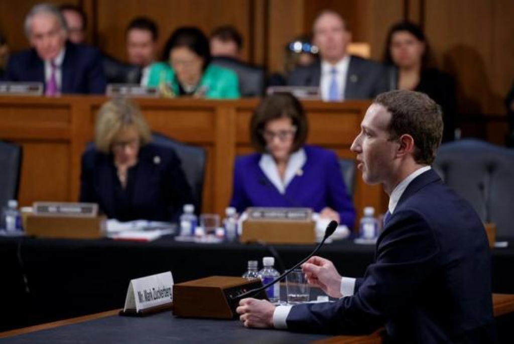 Mark Zuckberg depõe no Senado dos Estados Undos