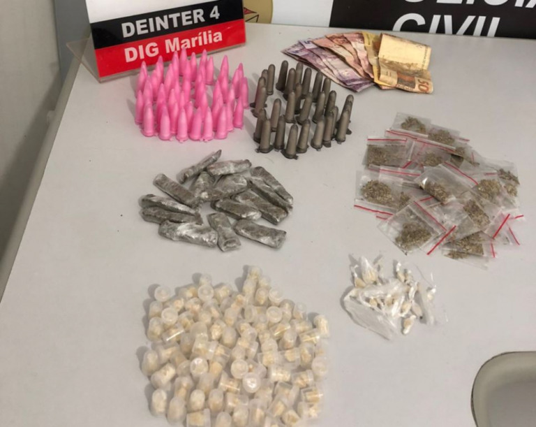 DIG prende jovem de 18 anos com 190 porções de drogas na Vila Barros