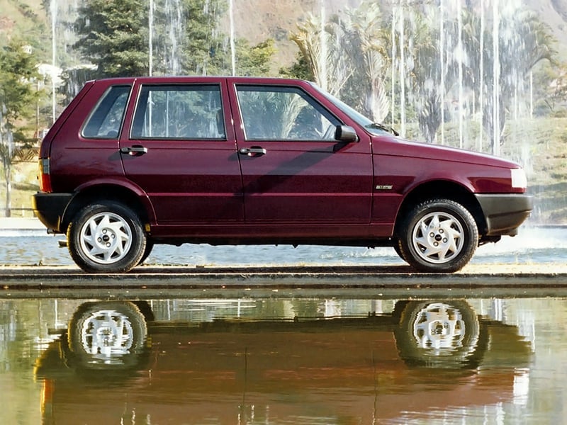 Fiat Uno Mille. Foto: Divulgação