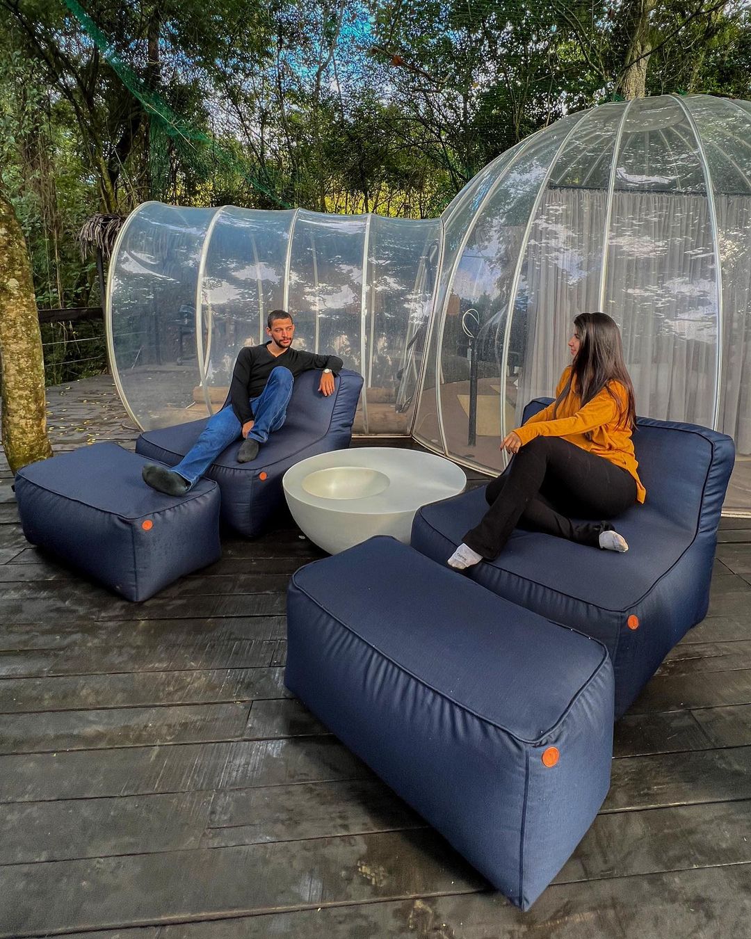 Cabana Bolha em Araçoiaba da Serra - SP. Foto: Reprodução/Instagram - 18.08.2022