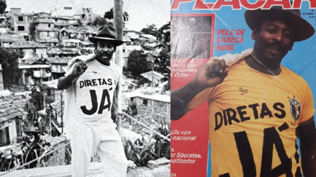 Pelé enfrentou a ditadura e defendeu as Diretas Já! Pelé enfrentou a ditadura e defendeu as Diretas Já!