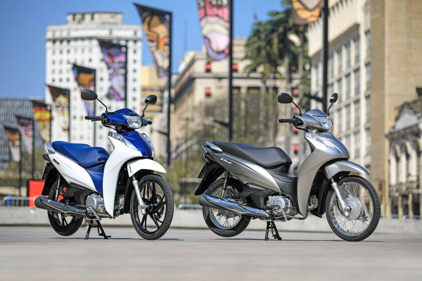 Honda Biz 125 e Biz 110i 2022. Foto: Divulgação