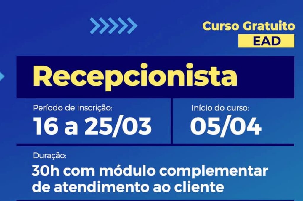 Ceprom de Marília oferece curso gratuito para formação de recepcionista