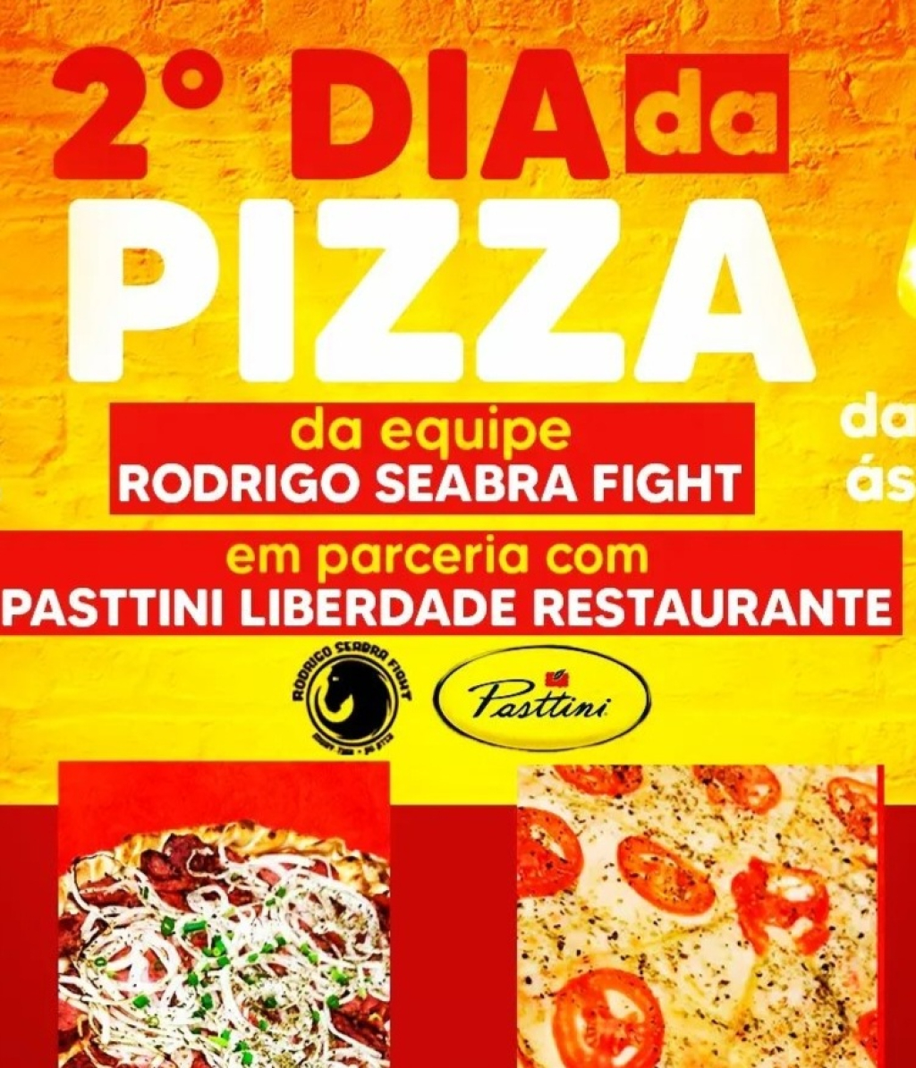 Dia de Pizza do CT Rodrigo Seabra terá repasse para pastoral i