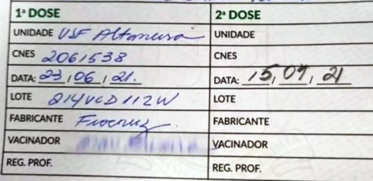 Cuidadora de Marília toma vacina contra gripe em erro na imunização contra Covid