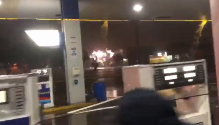 Temporal no MS tem explosão em rede elétrica e muitos danos; assista