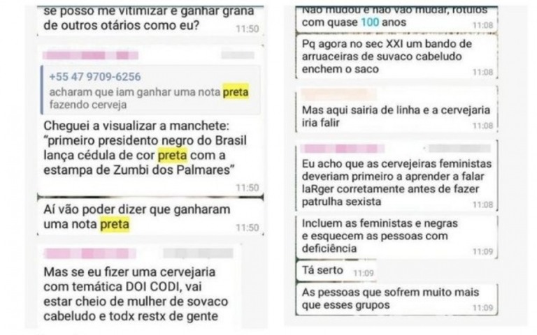 Cervejeiros Illuminati: empresários trocam mensagens racistas sobre concorrentes
