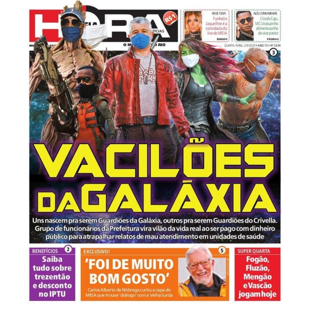"Vacilões da Galáxia": polícia do Rio mira grupo de apoio ao prefeito Crivella