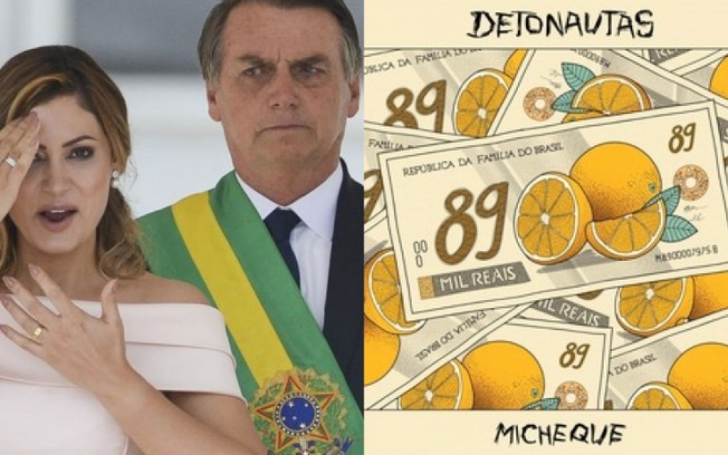 Detonautas lança música inspirada em Michele Bolsonaro e Queiroz