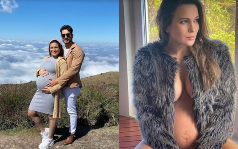 Grávida, Kamilla Salgado exibe barrigão em viagem romântica a Campos do Jordão