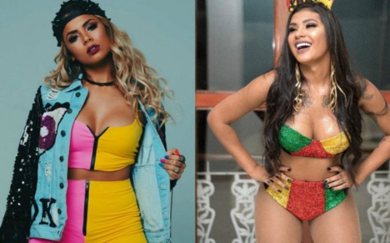 Paz no funk: Lexa e Pocah encerram inimizade com mergulho na piscina
