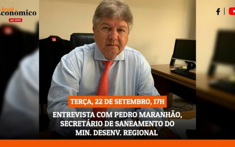 Atual secretário de Saneamento Pedro Maranhão é o entrevistado do iG de 3ª feira