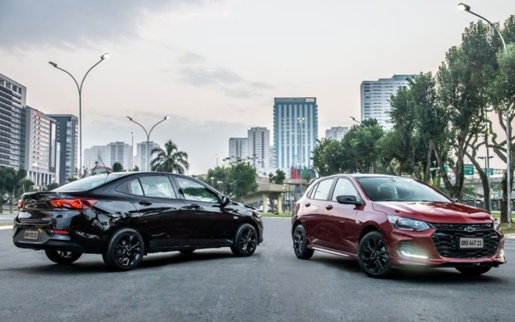 Chevrolet revela os novos Onix RS e Onix Plus Midnight