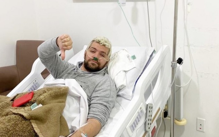 Victor Sarro passa mal em gravação na Record e é internado às pressas