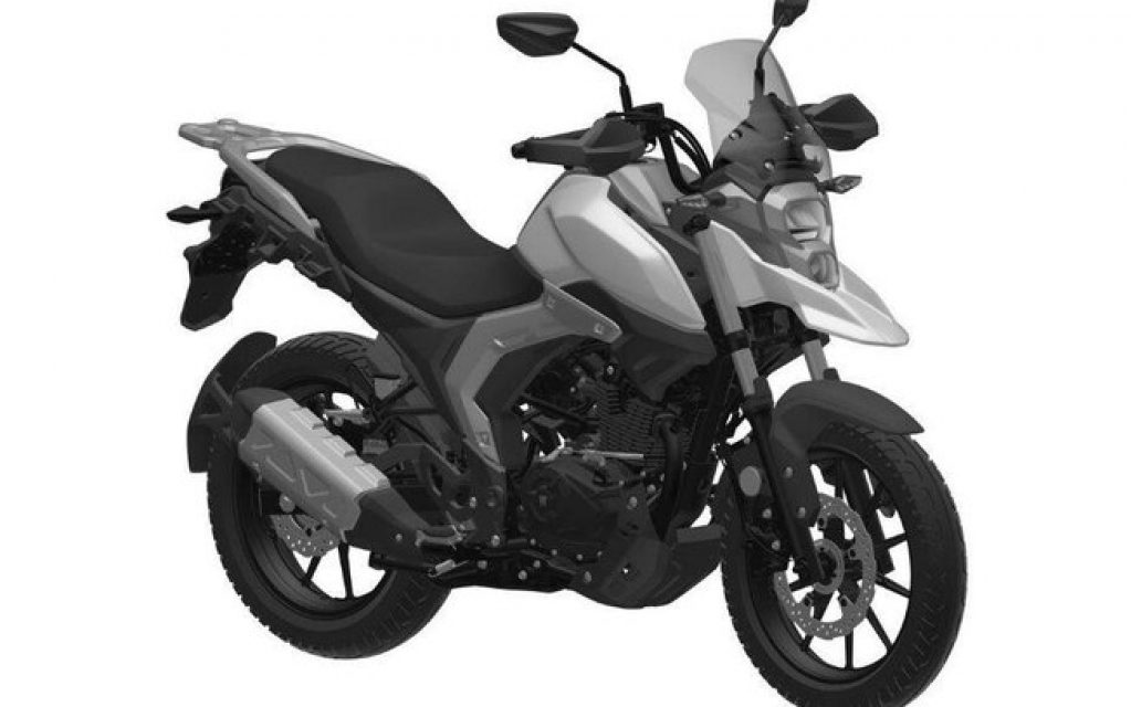 Desenhos de patente revelam futura Suzuki V-Strom de 160 cc