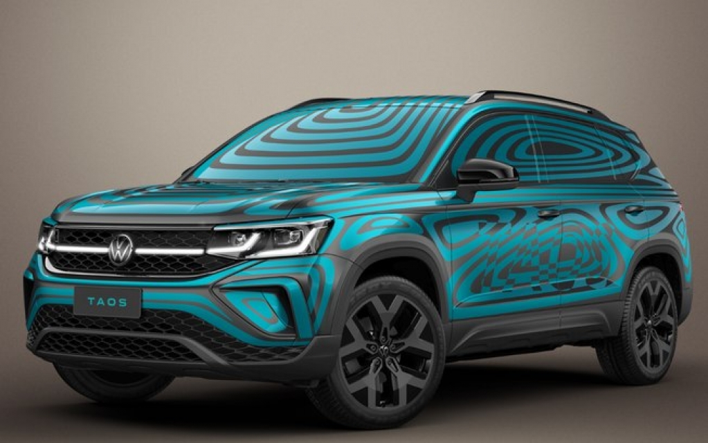 Ainda camuflado, SUV Volkswagen Taos é revelado em imagens oficiais