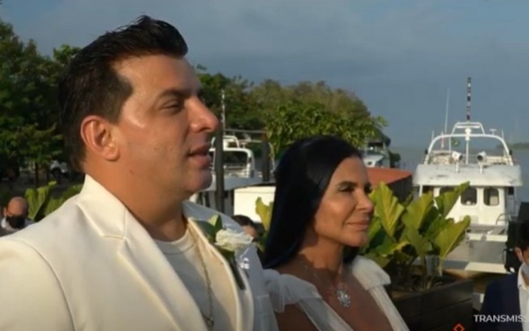 Web foi em peso ao casamento virtual de Gretchen com Esdras