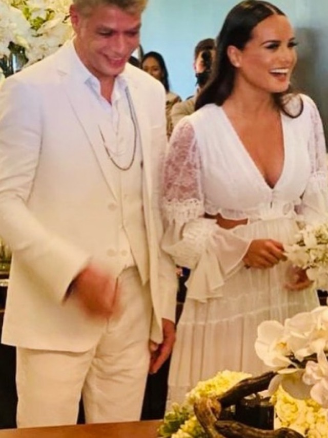 Fábio Assunção se casa com a advogada Ana Verena