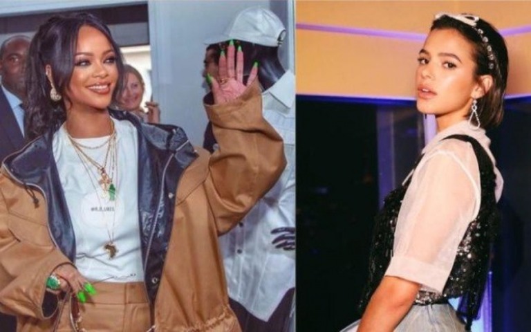 Bruna Marquezine exalta Rihanna após desfile: "Vergonha de viver no mesmo mundo"