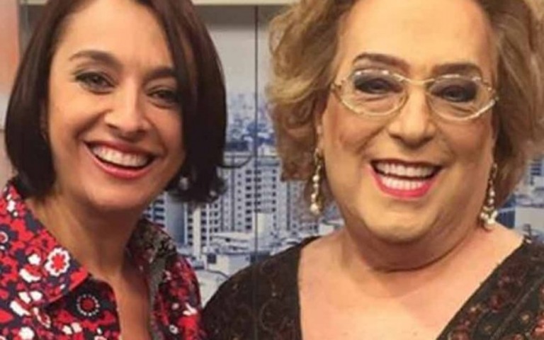 Mama Bruschetta reencontra Cátia Fonseca e fala sobre planos de Silvio Santos