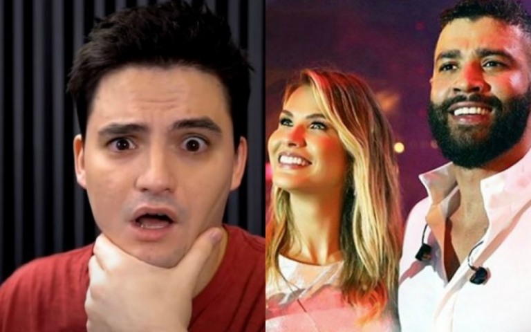 Felipe Neto cobra cancelamento de Gusttavo Lima por suposto affair e é atacado