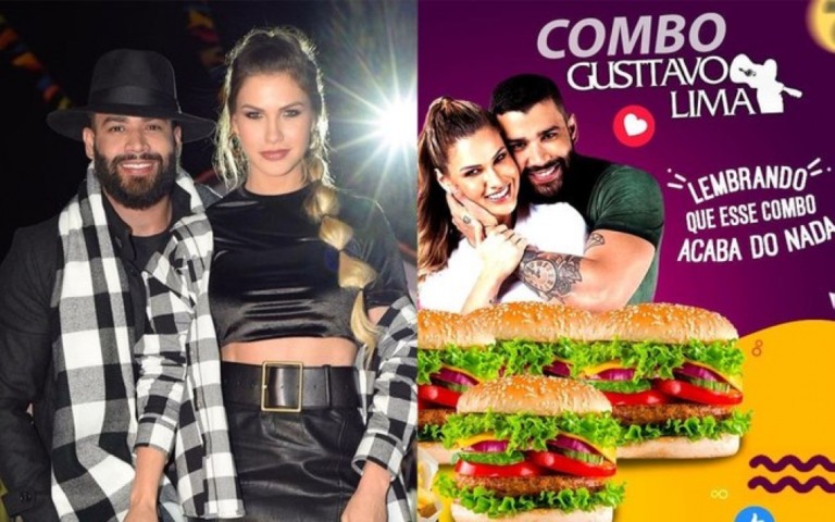 Separação de Gusttavo Lima e Andressa Suita inspira promoções em restaurantes