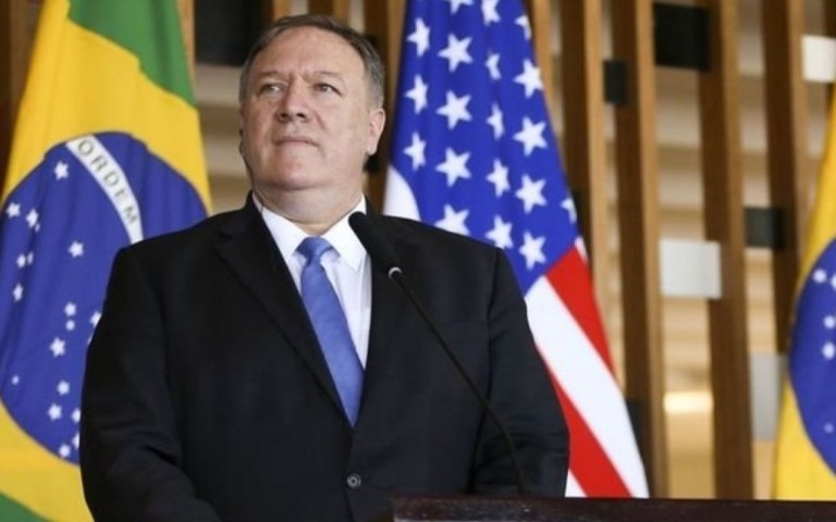 Pompeo apoia menor dependência dos EUA e do Brasil de exportações chinesas