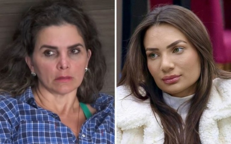 "A Fazenda 12": Após briga, Stéfani sonha que está socando Luiza Ambiel